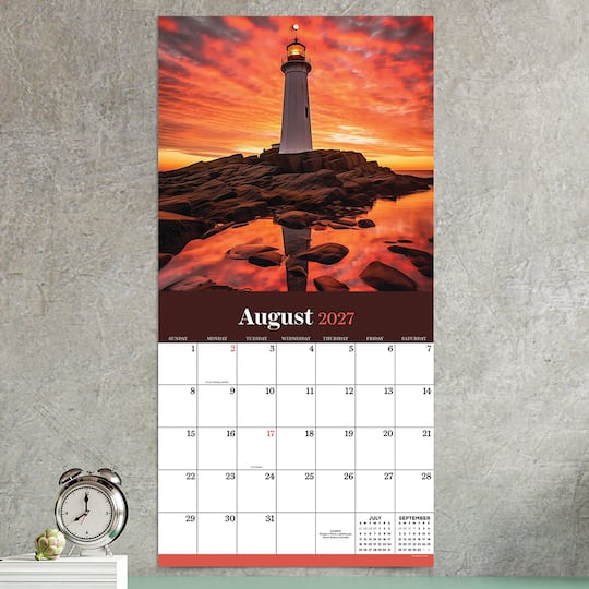 2027 Sunsets Wall Calendar